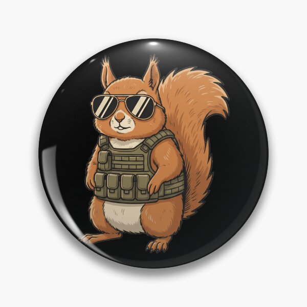 Item preview, Tactical Squirrel with Aviator Sunglasses Military Style designed and sold by k3rstman1.