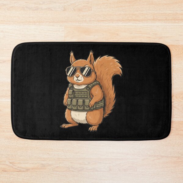 Item preview, Tactical Squirrel with Aviator Sunglasses Military Style designed and sold by k3rstman1.