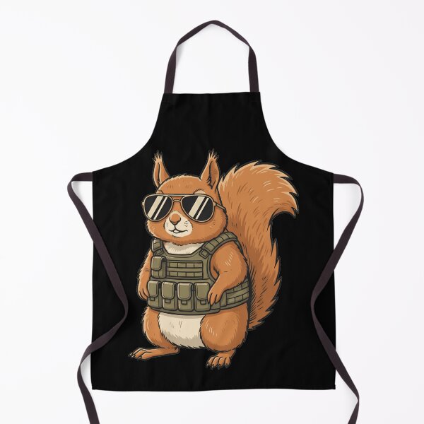 Item preview, Tactical Squirrel with Aviator Sunglasses Military Style designed and sold by k3rstman1.