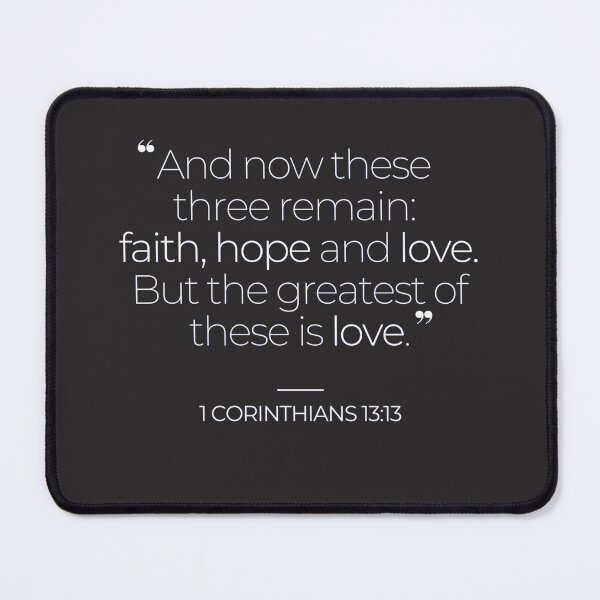 Item preview, 1 Corinthians 13 13 designed and sold by TonsPOD.