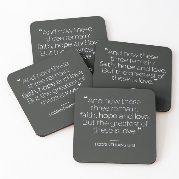 Item preview, 1 Corinthians 13 13 designed and sold by TonsPOD.