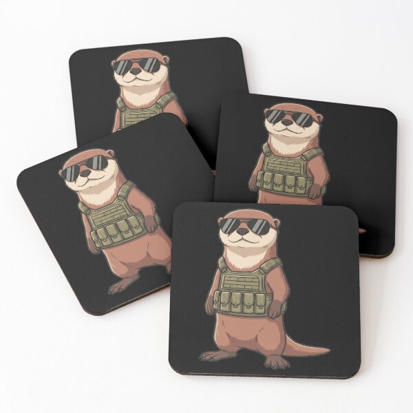 Item preview, Tactical Otter in Military Gear and Sunglasses designed and sold by k3rstman1.