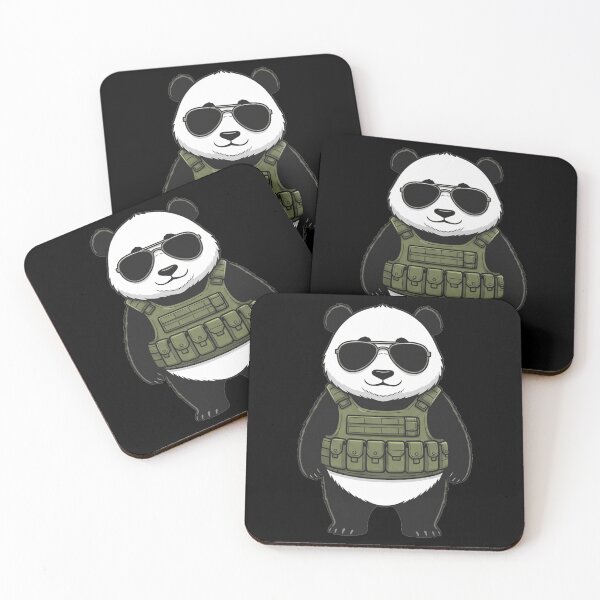Item preview, Tactical Panda Bear with Aviator Sunglasses designed and sold by k3rstman1.