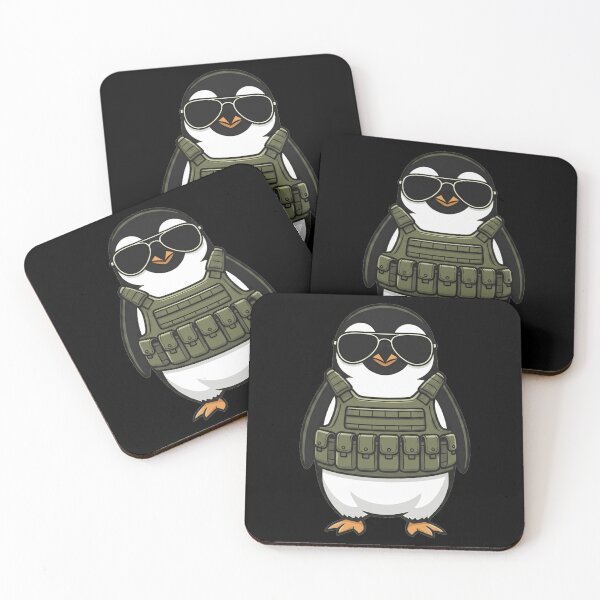 Item preview, Tactical Penguin wearing Aviator Sunglasses designed and sold by k3rstman1.