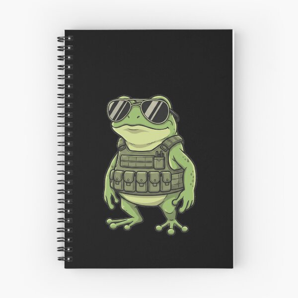 Item preview, Tactical Military Frog Wearing Sunglasses Cartoon designed and sold by k3rstman1.