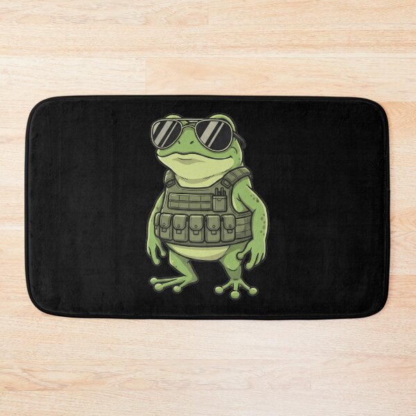 Item preview, Tactical Military Frog Wearing Sunglasses Cartoon designed and sold by k3rstman1.