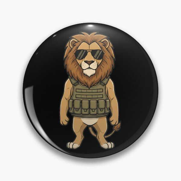 Item preview, Cool Tactical Lion Military Vest Sunglasses designed and sold by k3rstman1.