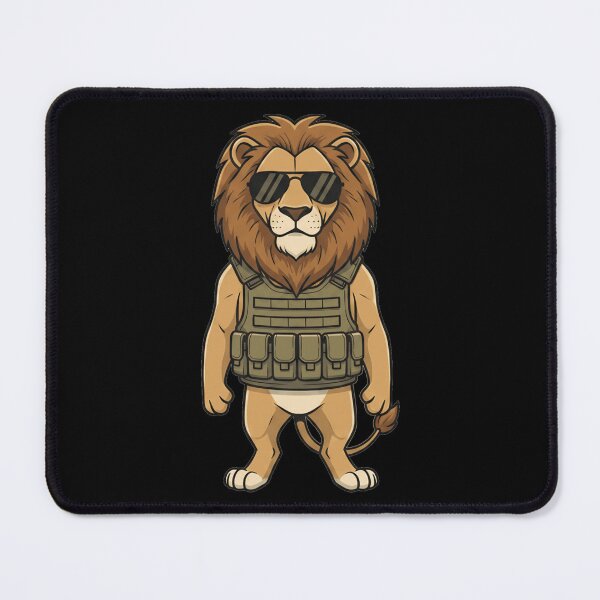 Item preview, Cool Tactical Lion Military Vest Sunglasses designed and sold by k3rstman1.