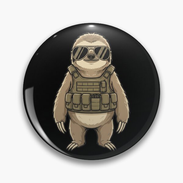 Item preview, Tactical Sloth Military Vest Aviator Sunglasses designed and sold by k3rstman1.