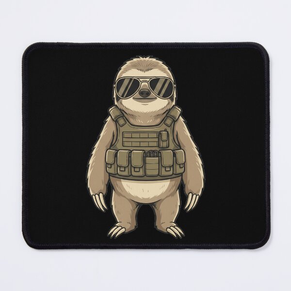 Item preview, Tactical Sloth Military Vest Aviator Sunglasses designed and sold by k3rstman1.