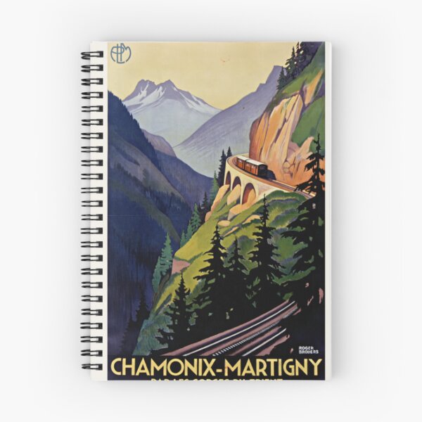 Item preview, Chamonix Martigny Vintage Travel Poster – Art Deco Print designed and sold by BestVarieties.