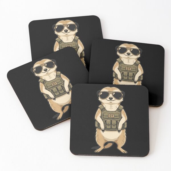 Item preview, Tactical Meerkat Soldier in Body Armor designed and sold by k3rstman1.