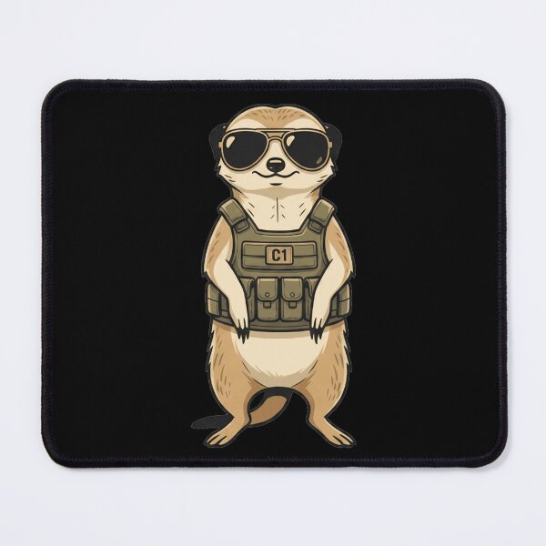 Item preview, Tactical Meerkat Soldier in Body Armor designed and sold by k3rstman1.