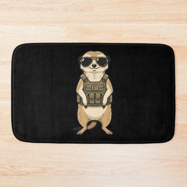 Item preview, Tactical Meerkat Soldier in Body Armor designed and sold by k3rstman1.