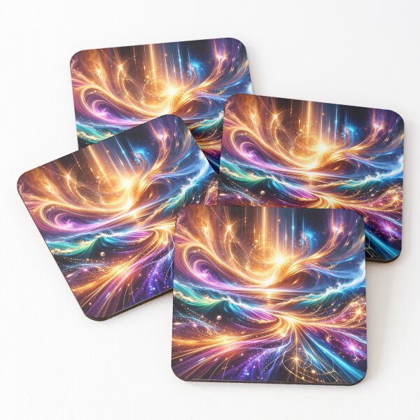 Item preview, Vibrant Cosmic Energy Swirls designed and sold by ptabf25.