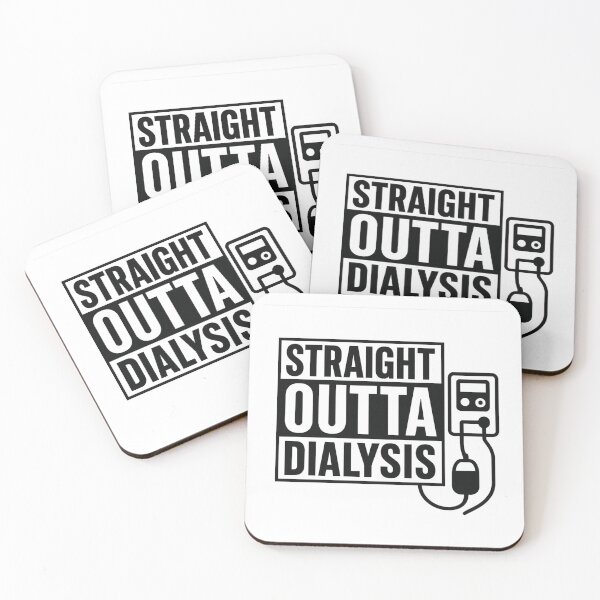 Item preview, Straight Outta Dialysis Funny Kidney Patient Dialysis Humor Renal Failure Warrior Gift designed and sold by flowerpower999.