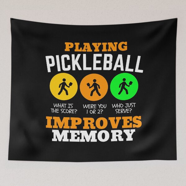 Item preview, Playing Pickleball Improves Memory designed and sold by Minimalismat.