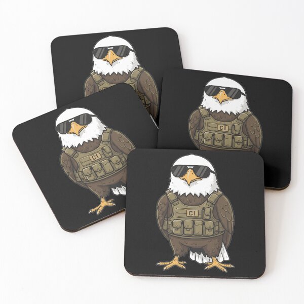 Item preview, Tactical Patriotic Bald Eagle with Sunglasses designed and sold by k3rstman1.