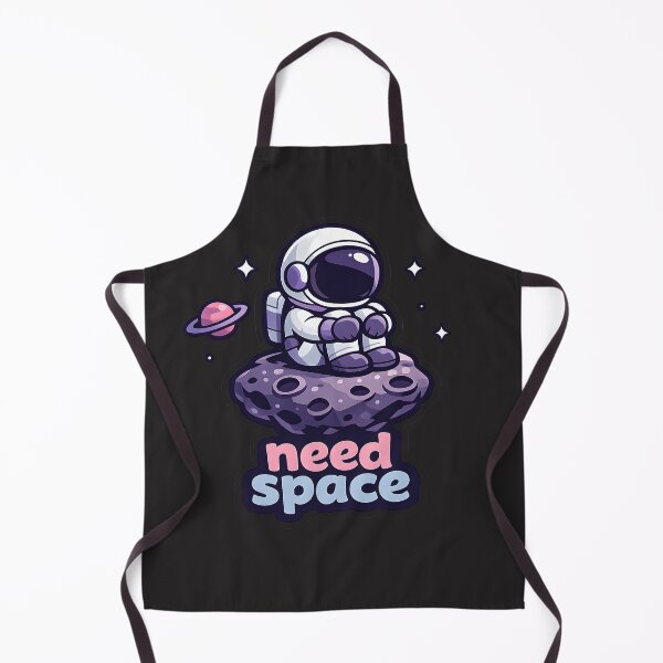 Item preview, "Need Space" | Aesthetic Lonely Astronaut & Introvert Humor Art designed and sold by Naviora.