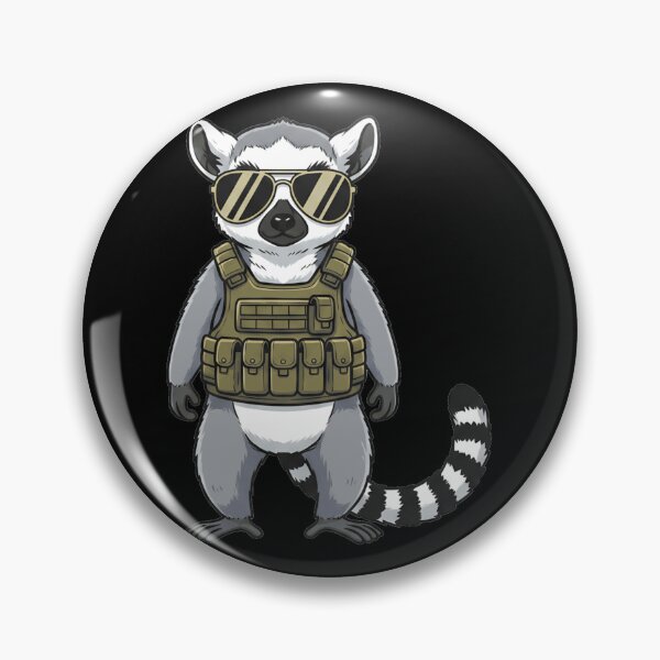 Item preview, Tactical Ring Tailed Lemur in Military Gear designed and sold by k3rstman1.