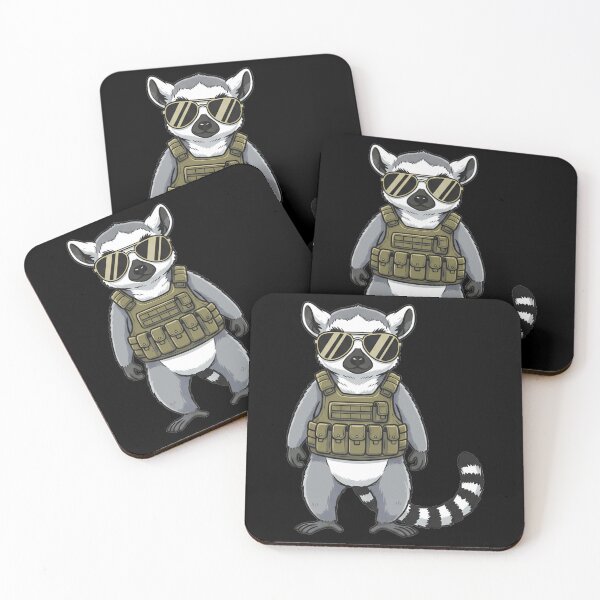 Item preview, Tactical Ring Tailed Lemur in Military Gear designed and sold by k3rstman1.