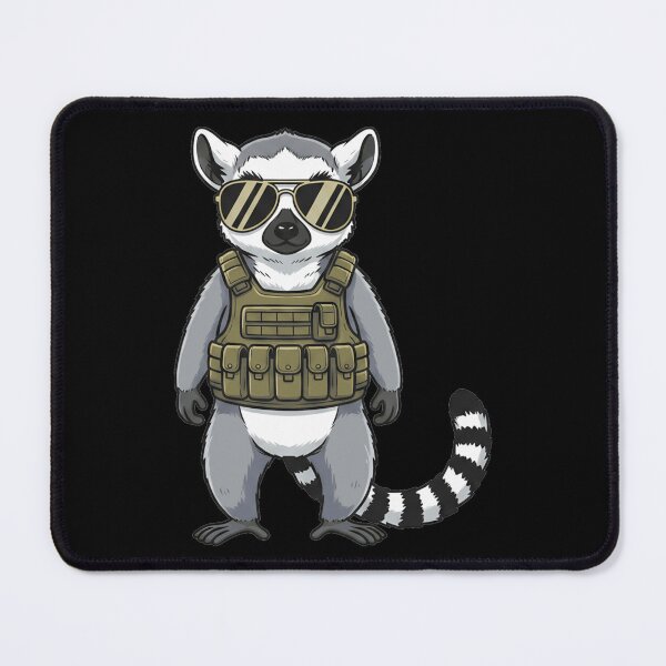 Item preview, Tactical Ring Tailed Lemur in Military Gear designed and sold by k3rstman1.