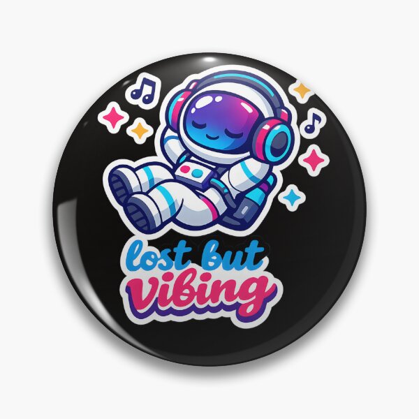 Item preview, "Lost But Vibing" | Aesthetic Space & Chill Explorer Art designed and sold by Naviora.