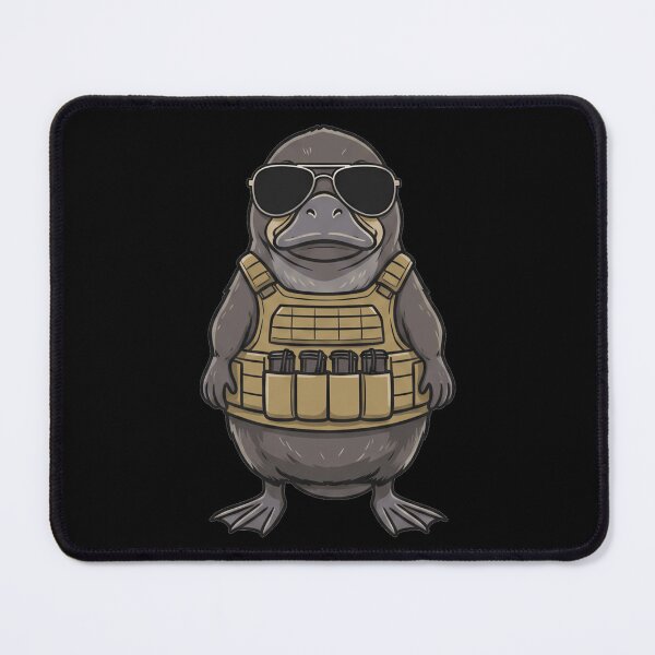 Item preview, Tactical Platypus with Sunglasses and Plate Carrier designed and sold by k3rstman1.