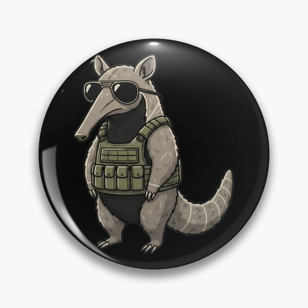 Item preview, Tactical Anteater Military Soldier with Aviator Sunglasses designed and sold by k3rstman1.