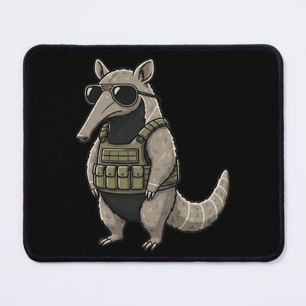 Item preview, Tactical Anteater Military Soldier with Aviator Sunglasses designed and sold by k3rstman1.