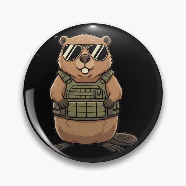 Artikelvorschau, Taktische Biber-Fliegerbrille Militärmaskottchen entworfen und verkauft von k3rstman1.