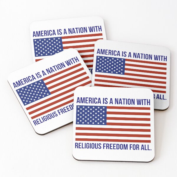 Item preview, America is a nation with religious freedom for all.  designed and sold by Rachel the Artist .