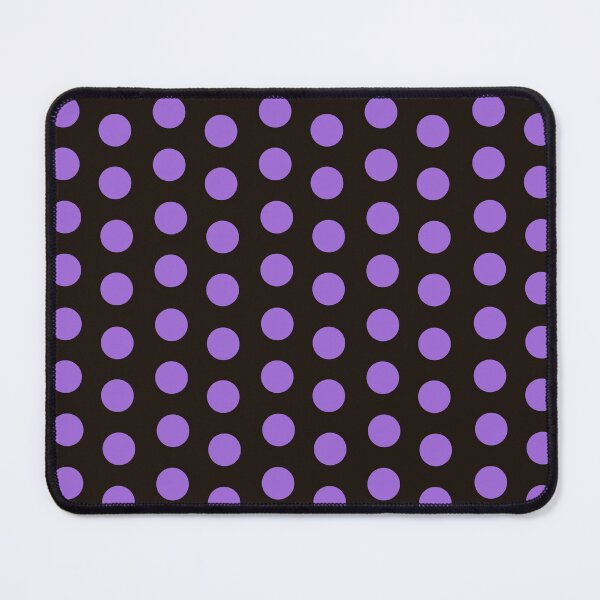 Item preview, Purple Polka Dots On Black Background designed and sold by SuperFloofRes.