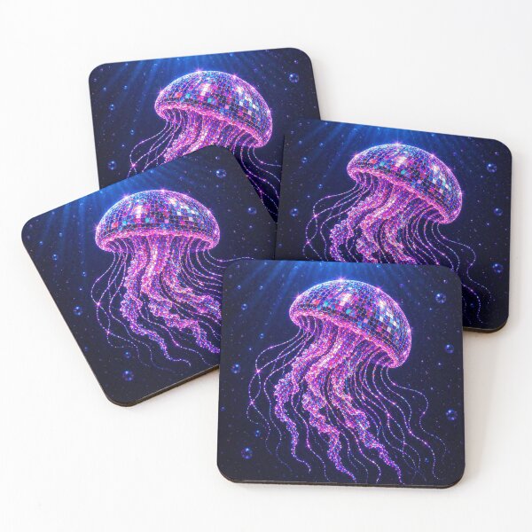 Item preview, Aesthetic Disco neon jelly fish  designed and sold by Heaven1111.