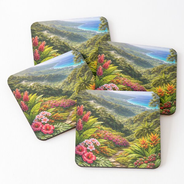 Item preview, Tropical Coastal Landscape designed and sold by ptabf25.