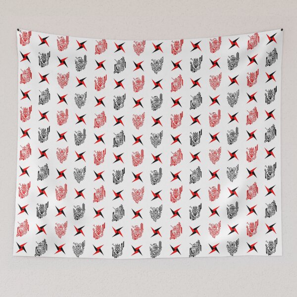 Item preview, Red Black Poker Pictogram Cards designed and sold by GhostInkRB.