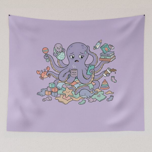 Item preview, Octopus Mom Shirt – Multitasking Mom Meme Tee, Funny Mother’s Day Gift designed and sold by ZyxDes.
