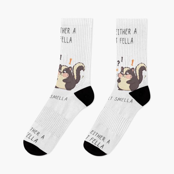 Item preview, You're Either A Smart Fella Or A Fart Smella Funny Owl Skunk T-Shirt designed and sold by Panom Suavichien.