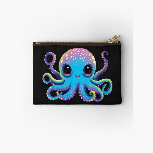Item preview, Cute Neon Octopus designed and sold by QuirkyMint.