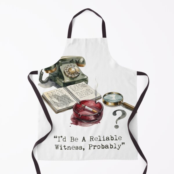 Item preview, I'd Be A Reliable Witness, Probably — Vintage Mystery Humor Tee designed and sold by kosimazaki.
