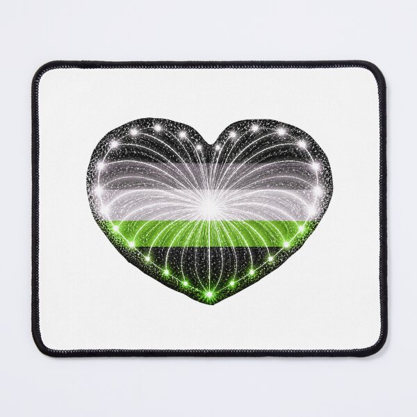 Item preview, HEART ON FIRE – STREAKS OF PRIDE ⚡✨ – LOVE BURST EDITION - Agender Pride HEART - any backgrounds designed and sold by WheelieGdArt.