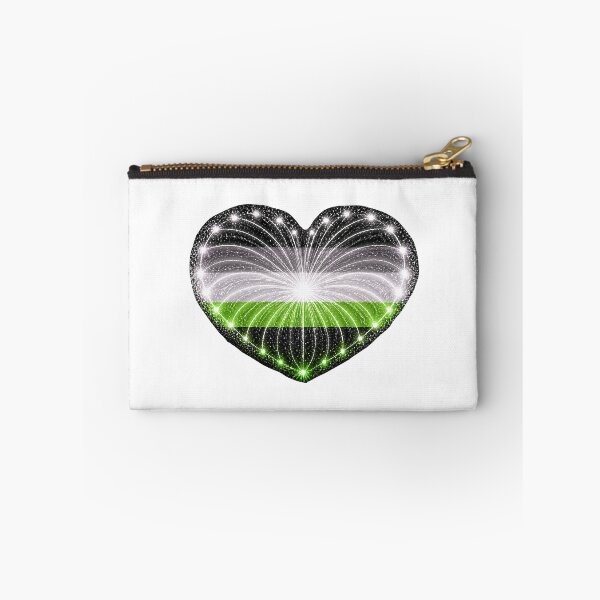 Item preview, HEART ON FIRE – STREAKS OF PRIDE ⚡✨ – LOVE BURST EDITION - Agender Pride HEART - any backgrounds designed and sold by WheelieGdArt.