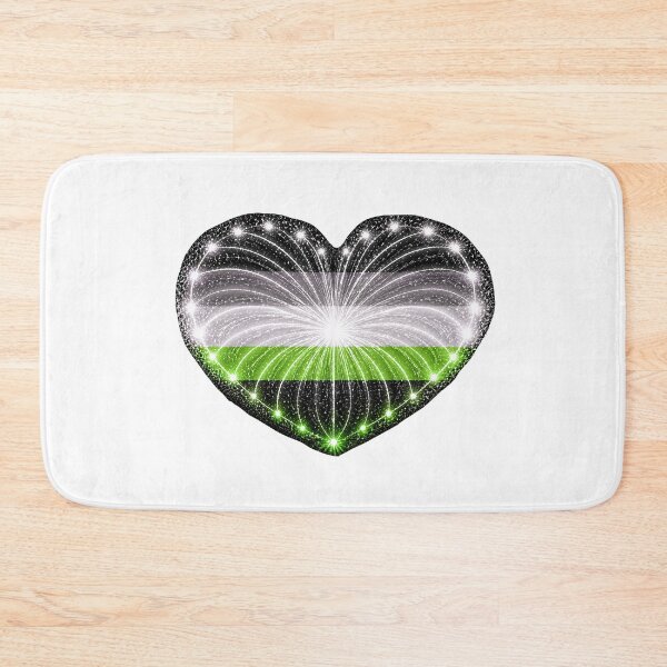 Item preview, HEART ON FIRE – STREAKS OF PRIDE ⚡✨ – LOVE BURST EDITION - Agender Pride HEART - any backgrounds designed and sold by WheelieGdArt.