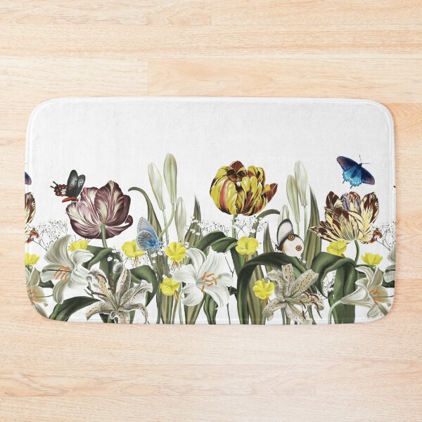 Item preview, Blooming tulips, lilies, gypsophila flowers and butterflies designed and sold by Art_By_Wing.