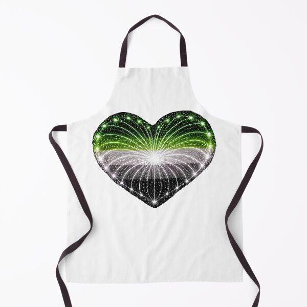 Item preview, HEART ON FIRE – STREAKS OF PRIDE ⚡✨ – LOVE BURST EDITION - Aromantic Pride HEART - any backgrounds designed and sold by WheelieGdArt.