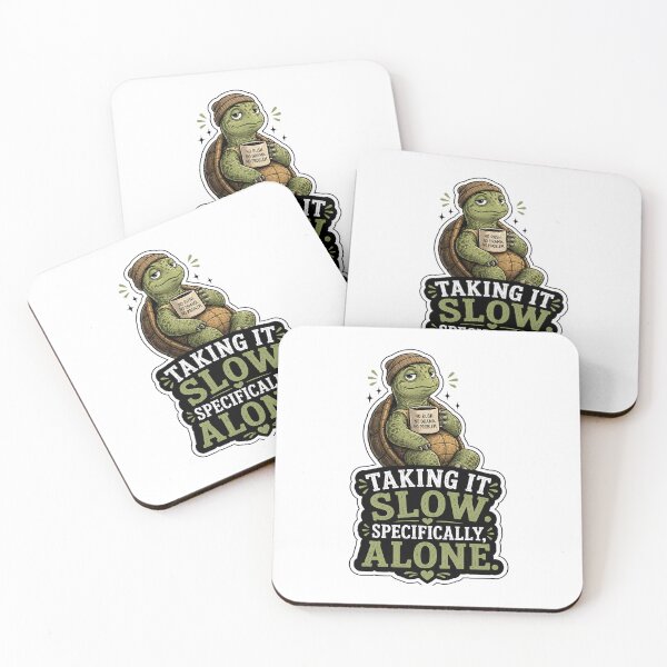 Item preview, Funny Turtle Sticker Slow Living Single Life Gift For Her designed and sold by Gentlestate.