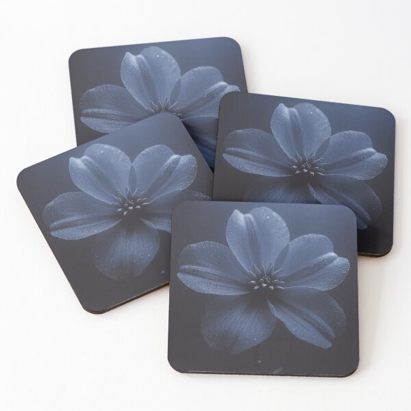 Item preview, Moonflower | Dark Navy Blue Botanical Art Print designed and sold by WitchyBotanicaArt.