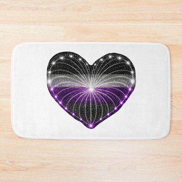 Item preview, HEART ON FIRE – STREAKS OF PRIDE ⚡✨ – LOVE BURST EDITION - Asexual Pride HEART - any backgrounds designed and sold by WheelieGdArt.