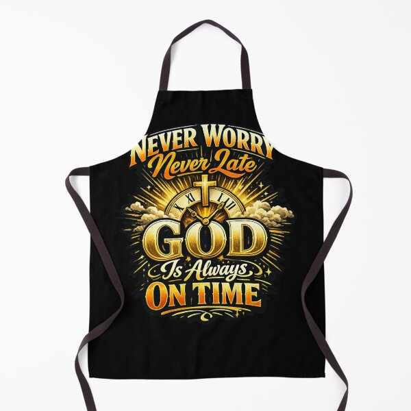 Item preview, Never worry Never late. God is always on time  designed and sold by MultiplexGoods.