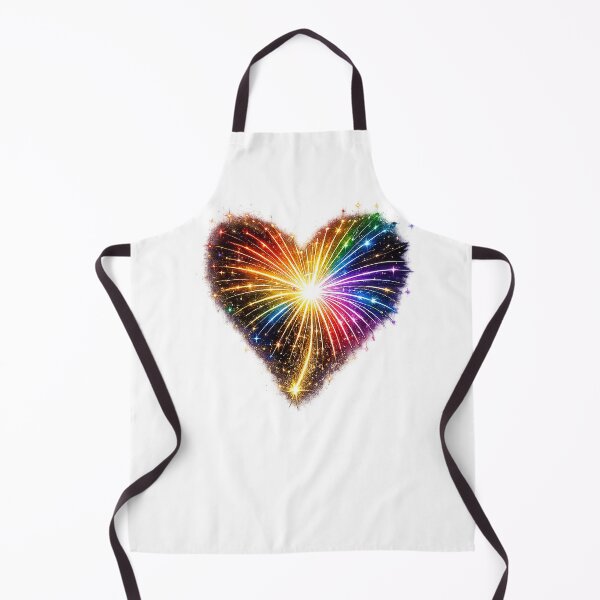Item preview, HEART ON FIRE – STREAKS OF PRIDE ⚡✨ – LOVE BURST EDITION - any backgrounds designed and sold by WheelieGdArt.